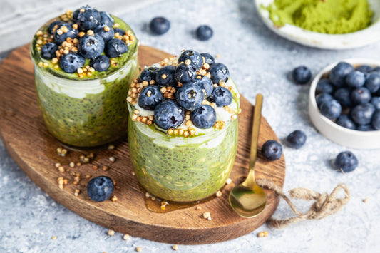 Overnight oats de matcha — desayuno saludable en 5 minutos