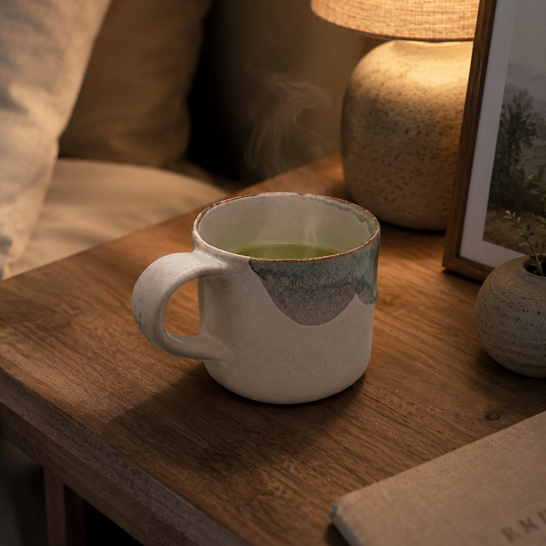 Set de preparación de matcha Bambú Latte con chasen, chawan y chashaku