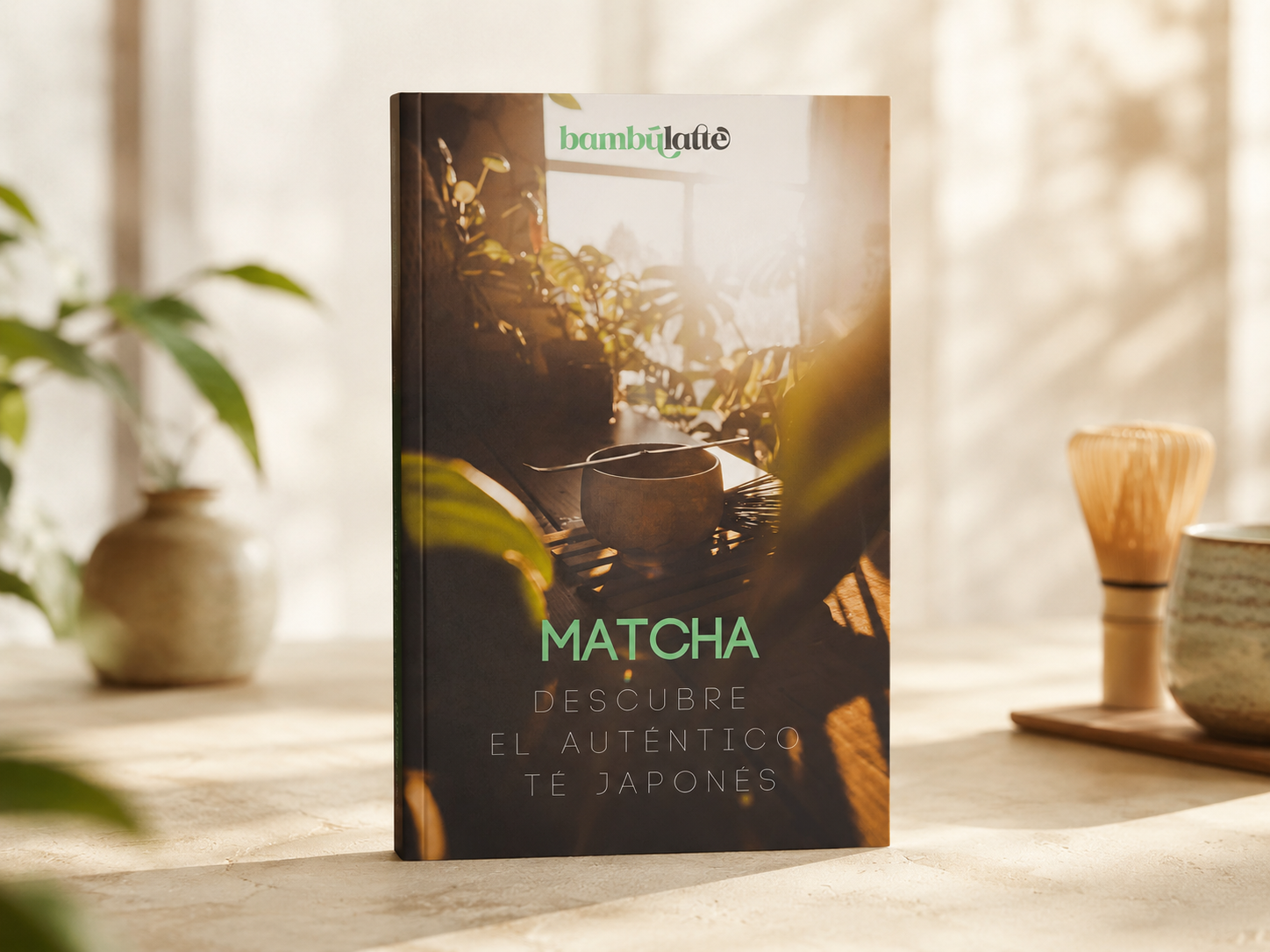 Portada del eBook Matcha: Descubre el auténtico té japonés, de Bambú Latte