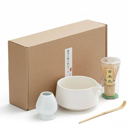 Matcha set japonés - White Edition